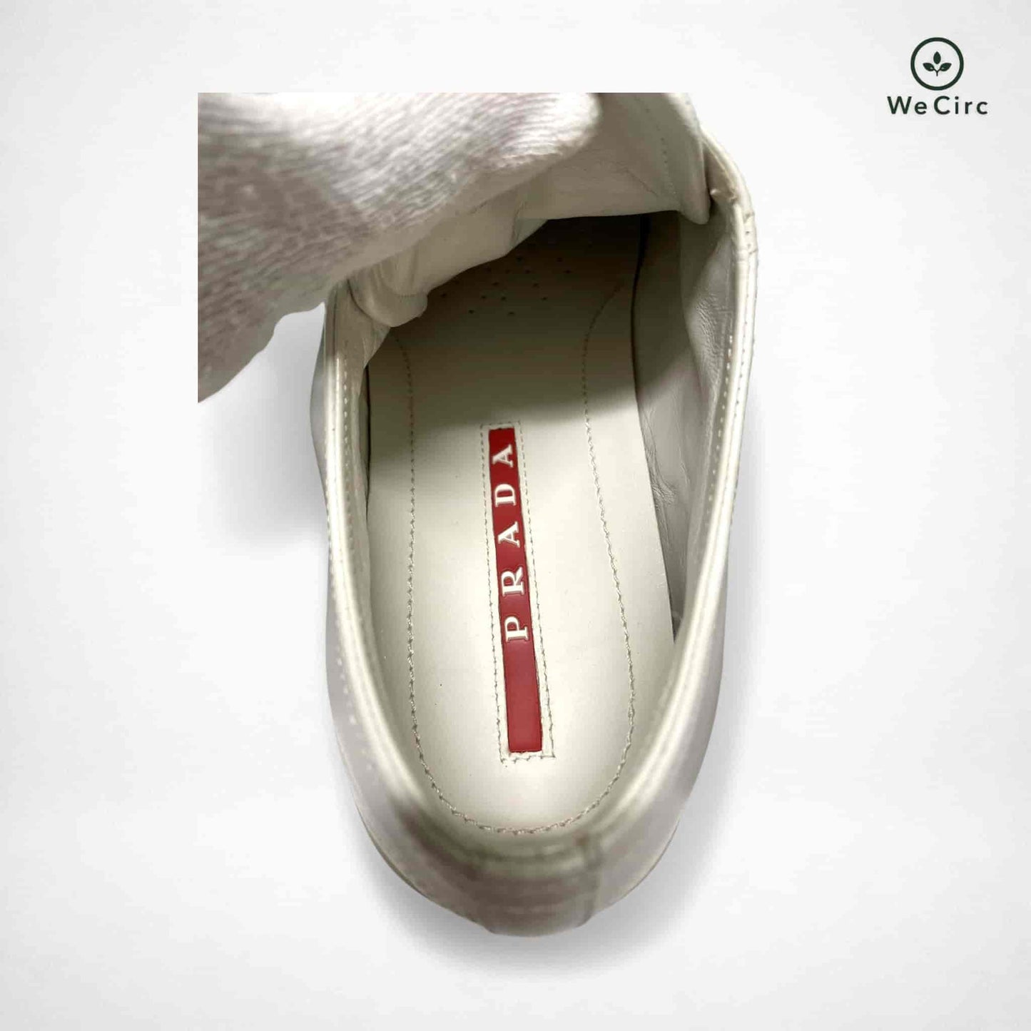 Low Top Sneaker Weiß 39 - Detailansicht