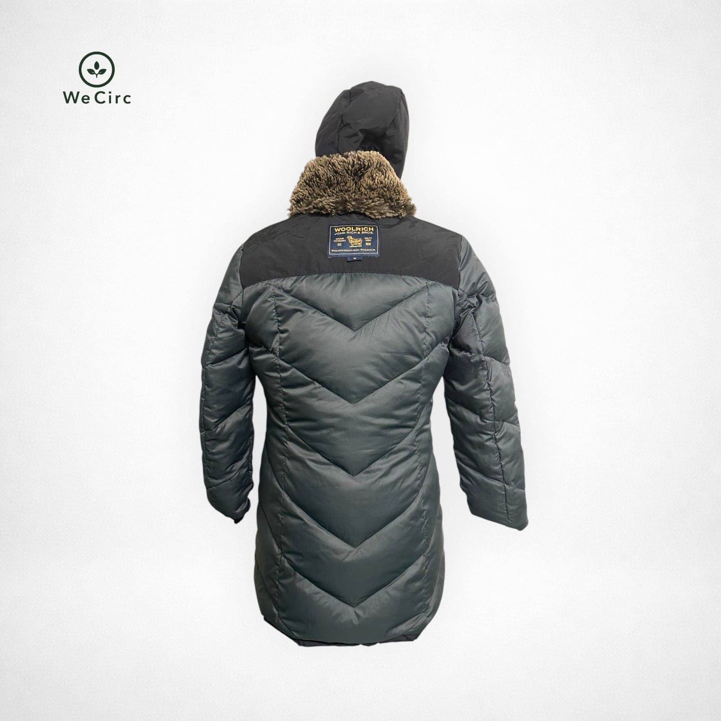 Parka mit Fell Schwarz M - Detailbild