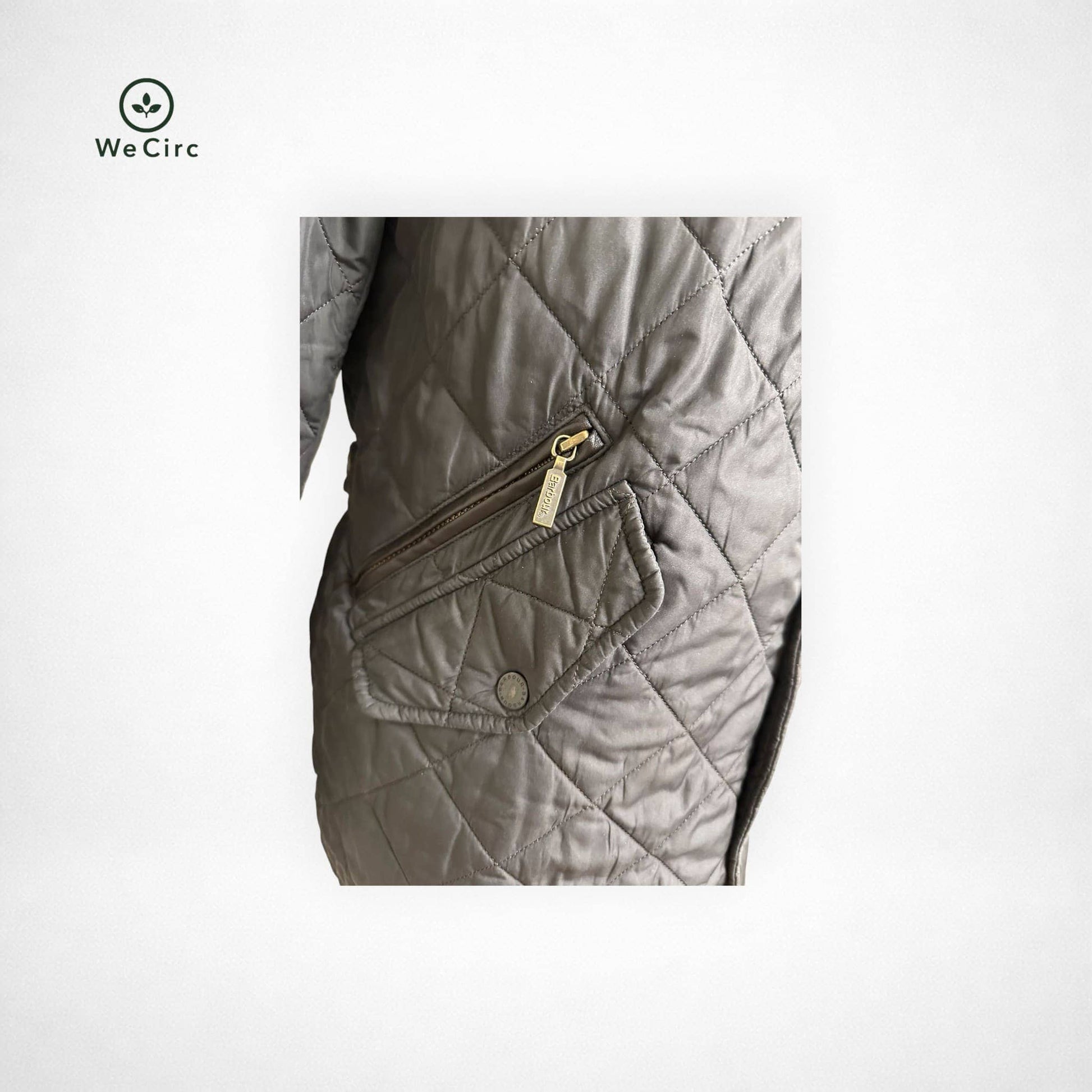 Steppjacke Schwarz S - Detailbild