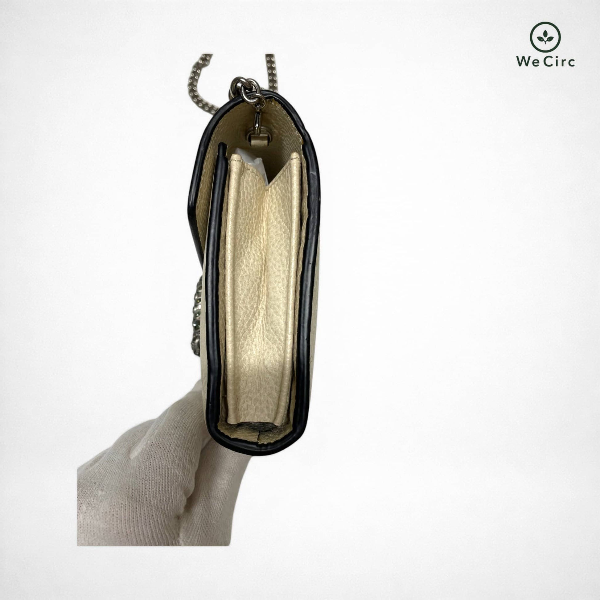 Dionysus Tasche Beige - Detailansicht