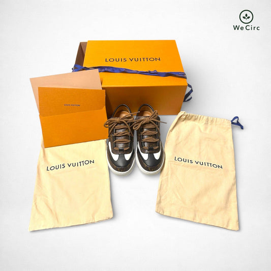 Low Top Lous Sneaker Braun 37 - Hauptansicht