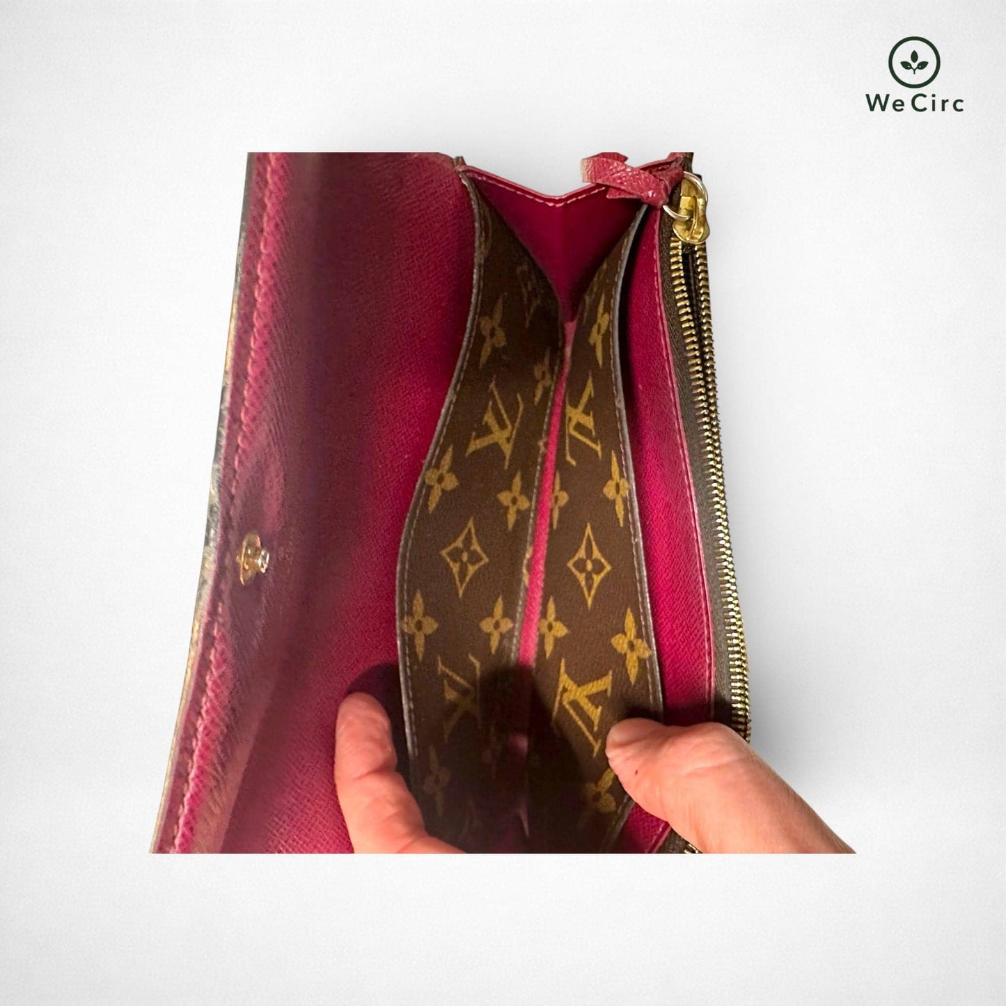 Emilie Geldbörse Braun - Detailbild