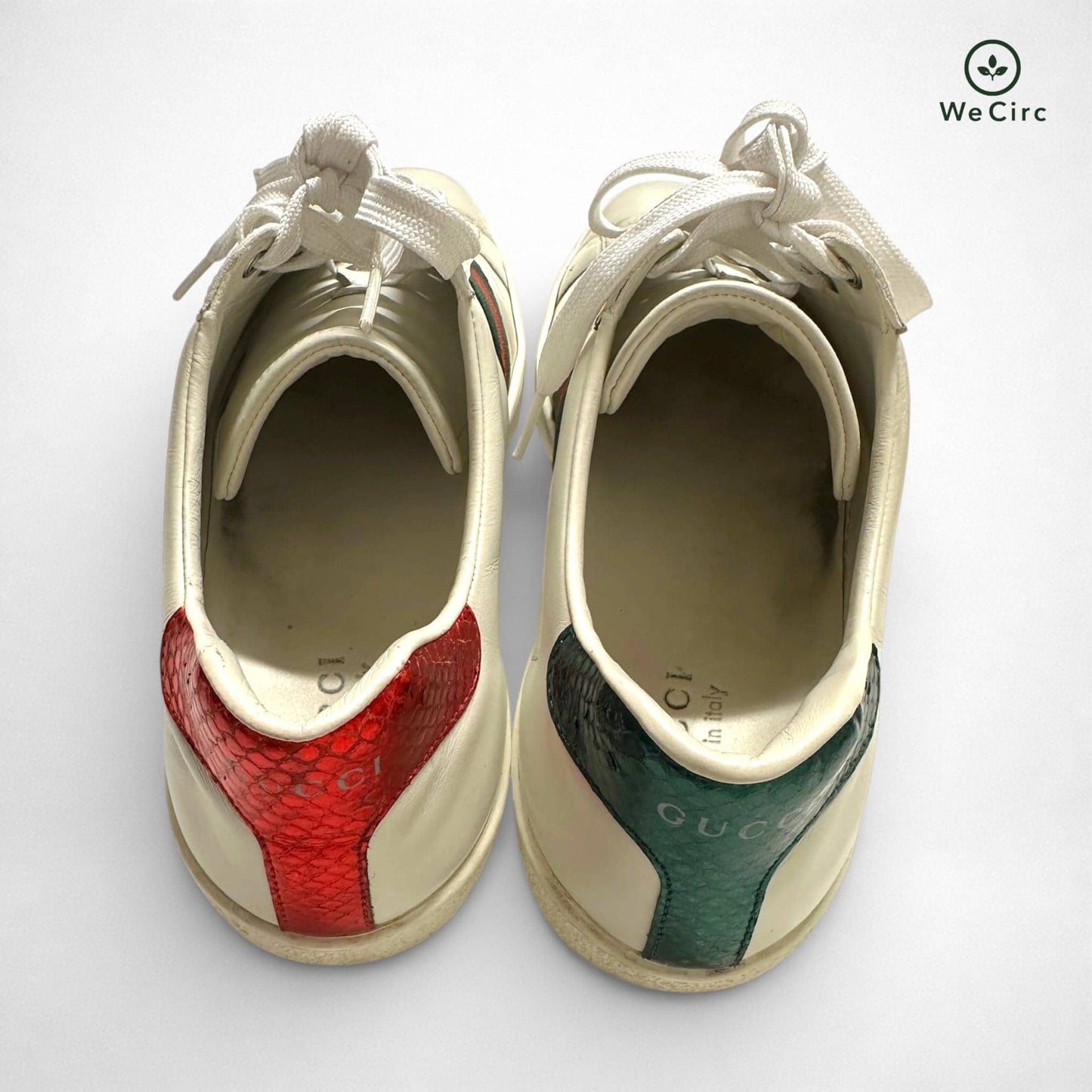 Ace Sneaker Schlange Print Weiß 46 - Detailbild