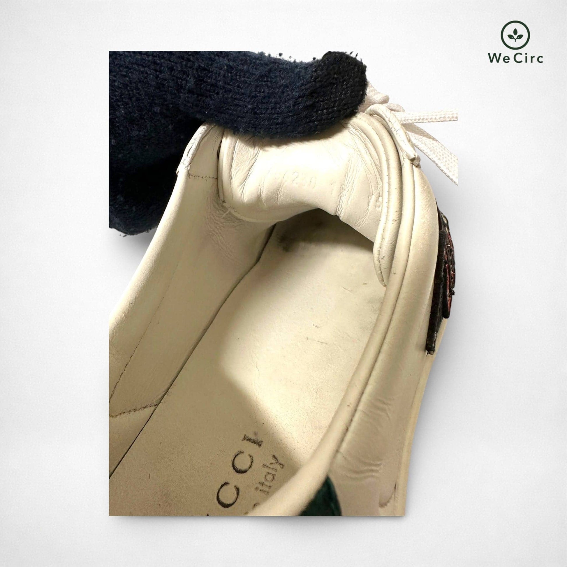 Ace Sneaker Schlange Print Weiß 46 - Detailbild